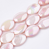 AB Color Freshwater Shell Beads Strands SHEL-S274-39E-1