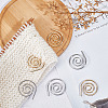 Gorgecraft 8Pcs 2 Colors Iron Crochet Stitch Marker IFIN-GF0001-26-4