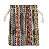 Ethnic Printed Polycotton Drawstring Storage Bags FB-CBA307F-01C-1