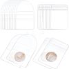 Olycraft 100Pcs 2 Style PVC Transparent Plastic Bags ABAG-OC0001-01-1