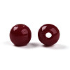 Opaque Solid Color Glass Beads X1-GLAA-N007-6mm-A04-2