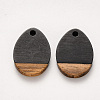 Resin & Walnut Wood Pendants RESI-S358-15G-2