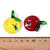 Handmade Lampwork Pendants LAMP-N034-02-3