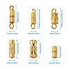  Jewelry Brass Screw Clasps KK-PJ0001-03G-27