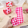3 Rolls 3 Styles Polyester Ribbon OCOR-TA0003-52-7