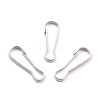 Non-Tarnish 201 Stainless Steel Keychain Clasps STAS-C044-05B-P-2