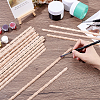 Gourd Wood Carving Waistline Edge Strips for Living Room Background Wall Decorative DIY-WH0622-560A-3