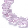 Transparent Glass Beads GLAA-Q066-10mm-B17-3