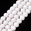 Opaque Solid Color Glass Beads Strands X-EGLA-A034-P6mm-D17-1