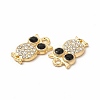 Alloy Rhinestone Charms PALLOY-I217-29G-2