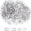 200Pcs 2 Style 304 Stainless Steel Snap On Bails STAS-UN0029-19-1