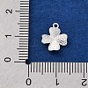 925 Sterling Silver Clover Charms STER-D301-02S-01-3