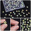 100Pcs Glass Charms GLAA-SP0001-68-5