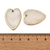 Natural Freshwater Shell Pendants SHEL-M021-15G-3