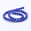 Natural Lava Rock Beads Strands G-F531-8mm-G12-2