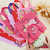 Gorgecraft 8Pcs 4 Styles Non-Woven Fabric Reusable Folding Gift Bags with Handle ABAG-GF0001-19A-3