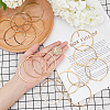 304 Stainless Steel Big Hoop Earrings EJEW-UN0001-38G-2