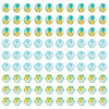 390Pcs 3 Colors Transparent Colours Glass Seed Beads GLAA-TA0003-76A-2
