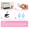 DIY Sublimation Blank Earring Making Kit DIY-SW0001-14-6