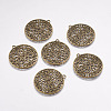 Alloy Pendants PALLOY-ZN33091-AB-FF-1