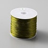 Nylon Satin Rattail Cords OCOR-WH0047-61C-1