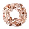 Natural Rutilated Quartz Beads Strands G-A208-05-5
