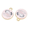 Ocean Theme Printed Alloy Pendants AL-CBA49CA-08E-2