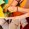 12Pcs 6 Styles Nylon Rakhi Thread Kits HJEW-NB00190-5