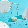 80Pcs 4 Style 316 Stainless Steel Earring Hooks STAS-UN0038-26-4