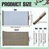 1Pc Polyester & Plastic & Alloy Chinese Calligraphy Brush Water Writing Magic Cloth AJEW-PH0008-93A-2