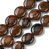 Natural Mahogany Obsidian Beads Strands G-K365-B09-03-1