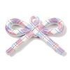 Opaque Printed Acrylic Pendants MACR-I040-01B-1