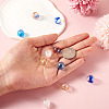 10Pcs 5 Colors Transparent Handmade Blown Glass Globe Beads GLAA-PJ0001-04-5