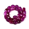 Dyed & Heated Natural Agate Beads Strands G-N359-14A-04-3