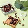 100Pcs 8mm Natural Mahogany Obsidian Round Beads DIY-LS0002-03-5