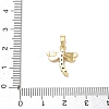 Brass Micro Pave Colorful Cubic Zirconia Pendants X-CU-CBA5CBE-02G-3