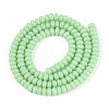 Opaque Spray Painted Glass Beads GLAA-ZX008-4mm-18U-2