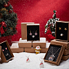 Kraft Paper Cardboard Jewelry Set Boxes OBOX-BC0001-02-5
