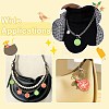 18Pcs 6 Colors Printed Acrylic Pendants MACR-CJ0002-40-7