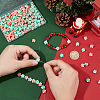 200Pcs 2 Colors Handmade Polymer Clay Beads CLAY-SC0001-79-3