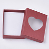 Textured Cardboard Jewelry Boxes CBOX-N012-07-6