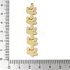 304 Stainless Steel Pendants STAS-E501-01G-05-4