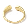 Rack Plating Brass Open Cuff Finger Rings for Women RJEW-L123-006G-3