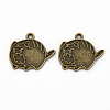 Tibetan Style Alloy Pendant Enamel Settings LS-TIBEP-N010-023AB-RS-1