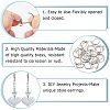 304 Stainless Steel Leverback Earring Findings STAS-SP0001-01A-6