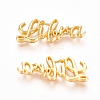 Golden Plated Alloy Cabochons PALLOY-WH0068-08L-1