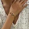 Natural Shell Flat Round Bangle LS-SR1208-1-4