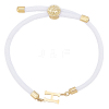1pc Adjustable Nylon Cord Slider Bracelets for Women BJEW-LP0001-33H-G-1
