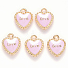 Alloy Enamel Pendants X-ENAM-S121-038-2