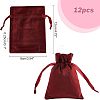  12Pcs Velvet Bags Drawstring Jewelry Pouches TP-NB0001-29B-5